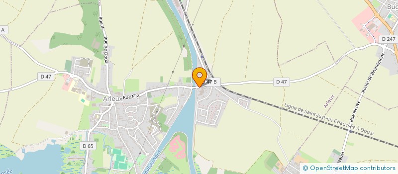 localisation de l'entreprise GARAGE LUCAS  ARLEUX