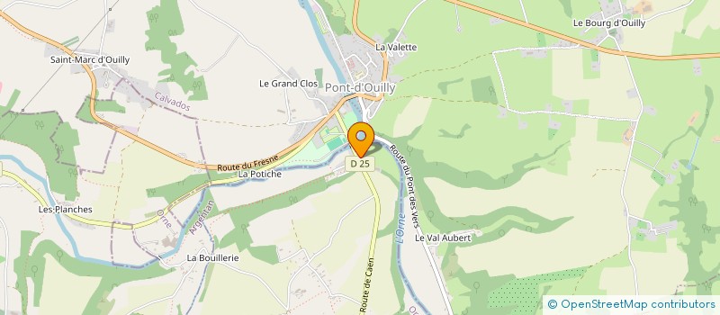 localisation de l'entreprise GARAGE LUCAS à MENIL-HUBERT-SUR-ORNE
