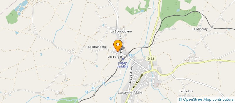 localisation de l'entreprise GARAGE LUCAY AUTOMOBILES à LUCAY-LE-MALE