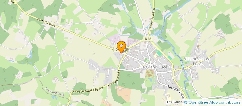 localisation de l'entreprise GARAGE LUCE AUTOMOBILES  LE GRAND-LUCE