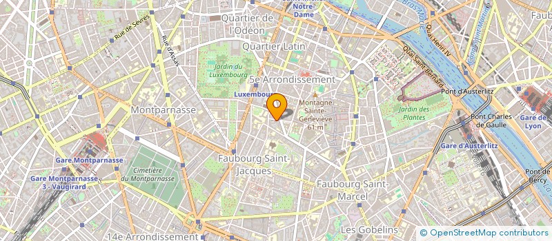 localisation de l'entreprise GARAGE LUXEMBOURG URSULINES à PARIS