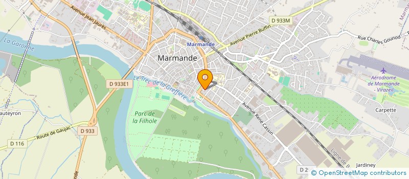 localisation de l'entreprise GARAGE MACE SARL à MARMANDE
