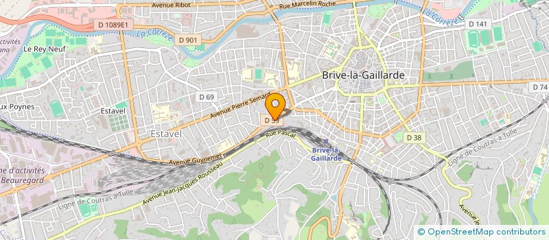 localisation de l'entreprise GARAGE MACEDO à BRIVE-LA-GAILLARDE