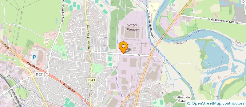 localisation de l'entreprise GARAGE MAISONHAUTE à ROANNE