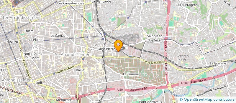 localisation de l'entreprise GARAGE MALATYA  MARSEILLE