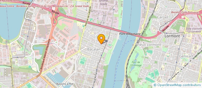 localisation de l'entreprise GARAGE MANEIRO à BORDEAUX