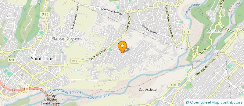 localisation de l'entreprise GARAGE MANU MECA  SAINT-LOUIS