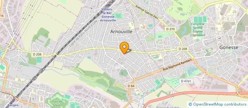 localisation de l'entreprise GARAGE MARAT à ARNOUVILLE