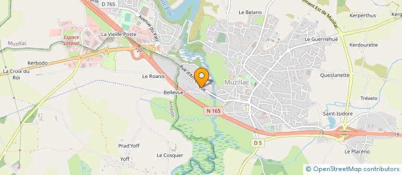 localisation de l'entreprise GARAGE MARC LE CHENADEC à MUZILLAC