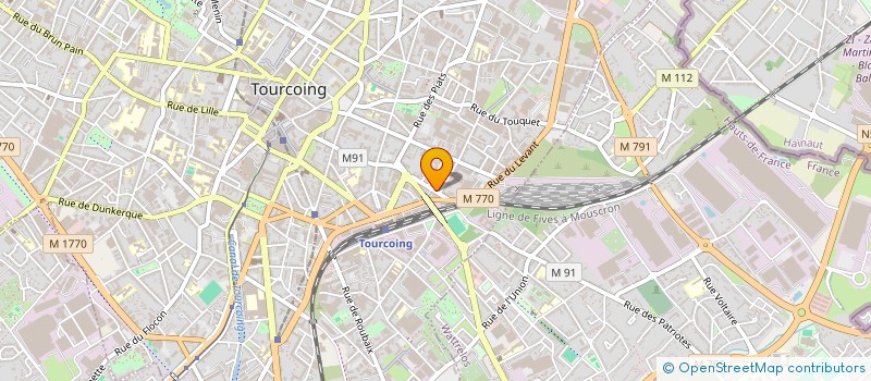 localisation de l'entreprise GARAGE MARECHAL à TOURCOING
