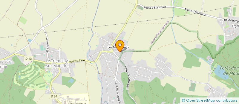 localisation de l'entreprise GARAGE MARTEL FILS à JOUARS-PONTCHARTRAIN