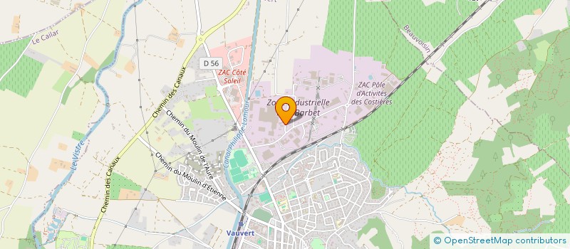 localisation de l'entreprise GARAGE MARTINEZ  VAUVERT