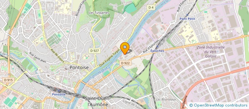 localisation de l'entreprise GARAGE MAUBUISSON à SAINT-OUEN-L'AUMONE