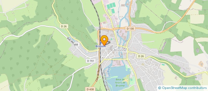 localisation de l'entreprise GARAGE MAULION SA à BRIONNE