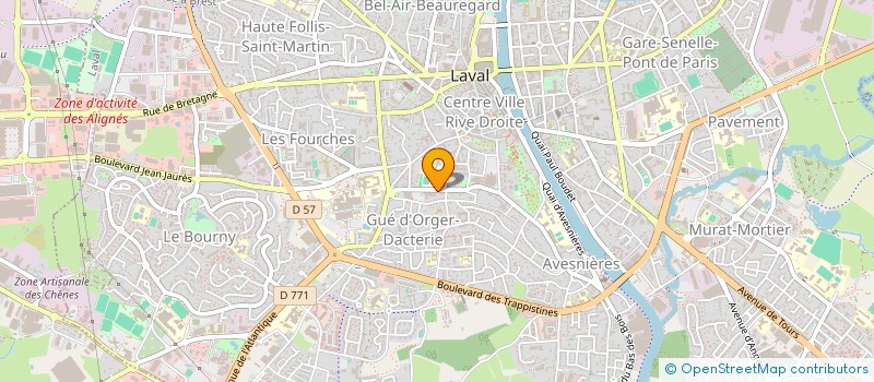 localisation de l'entreprise GARAGE MAUSSION à LAVAL
