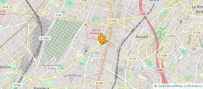 localisation de l'entreprise GARAGE MB à BAGNEUX
