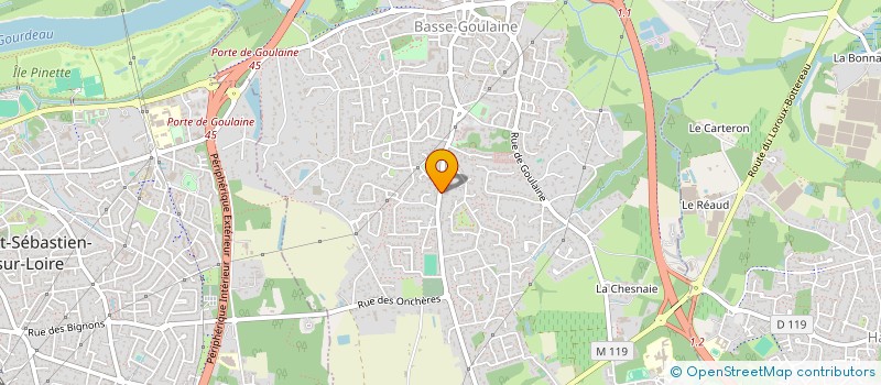 localisation de l'entreprise GARAGE MCS  BASSE-GOULAINE