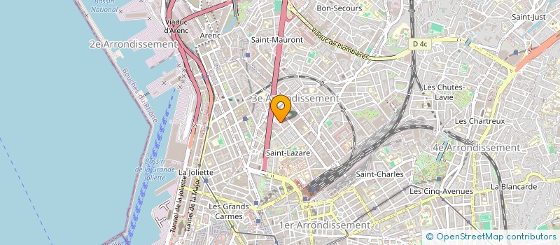 localisation de l'entreprise GARAGE MCS  MARSEILLE