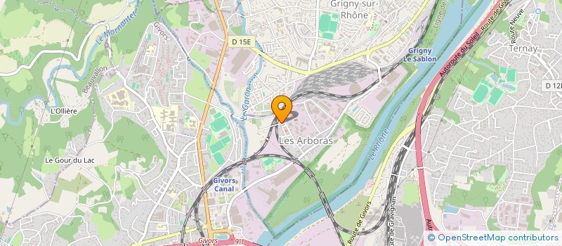 localisation de l'entreprise GARAGE MECA INSERT  GRIGNY