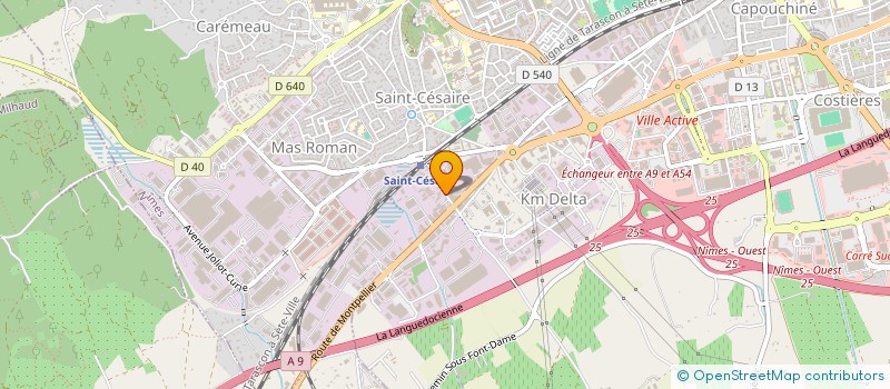 localisation de l'entreprise GARAGE MEDICI à NIMES