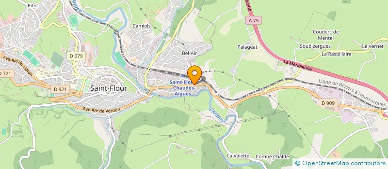 localisation de l'entreprise GARAGE MEISSONNIER à SAINT-FLOUR