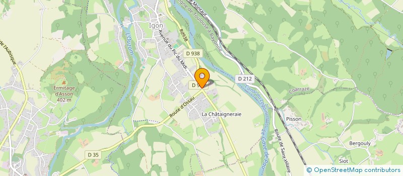 localisation de l'entreprise GARAGE MENDES AUTO  IGON