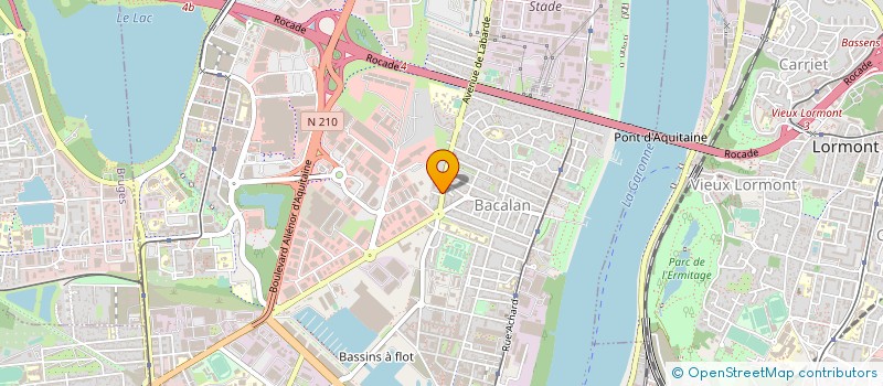 localisation de l'entreprise GARAGE METOIS à BORDEAUX