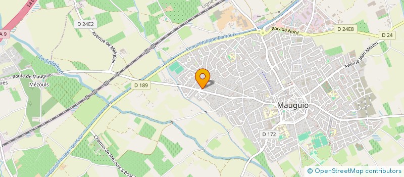 localisation de l'entreprise GARAGE MEYNIER  MAUGUIO