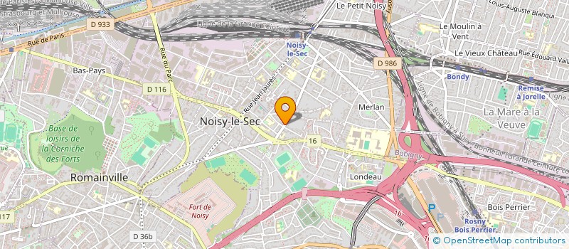 localisation de l'entreprise GARAGE MICHELET à NOISY-LE-SEC