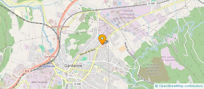localisation de l'entreprise GARAGE MIDI AUTO à GARDANNE