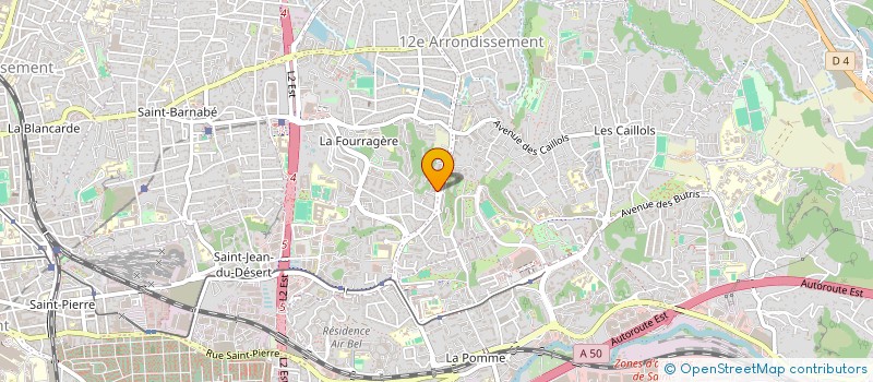 localisation de l'entreprise GARAGE ML AUTO  MARSEILLE