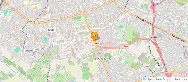 localisation de l'entreprise GARAGE MODERNE SA à ANGERS