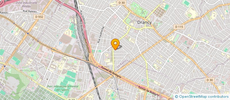localisation de l'entreprise GARAGE MONDE AUTO à DRANCY