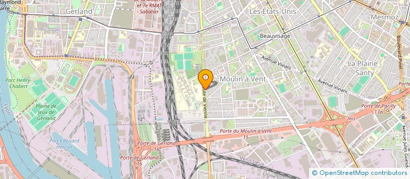 localisation de l'entreprise GARAGE MONT-VENEUR  VENISSIEUX