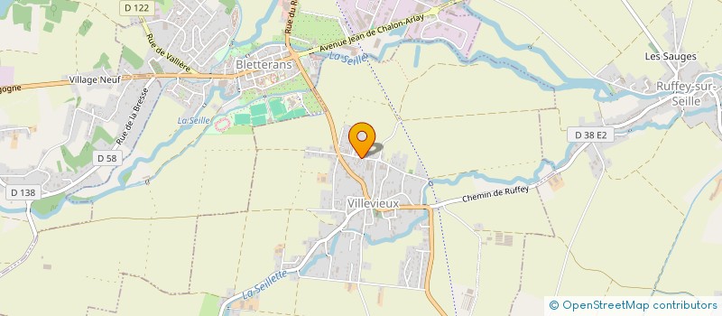 localisation de l'entreprise GARAGE MONTENOIS à VILLEVIEUX
