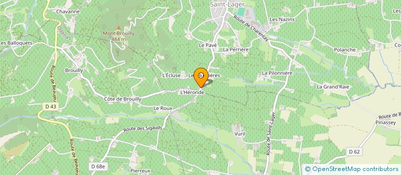 localisation de l'entreprise GARAGE MOREL AUTOMOBILE  SAINT-LAGER