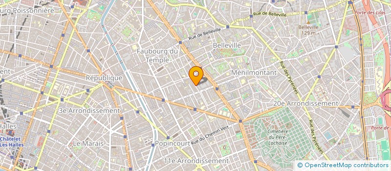 localisation de l'entreprise GARAGE MORET à PARIS