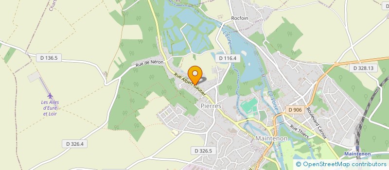 localisation de l'entreprise GARAGE MORIN à PIERRES