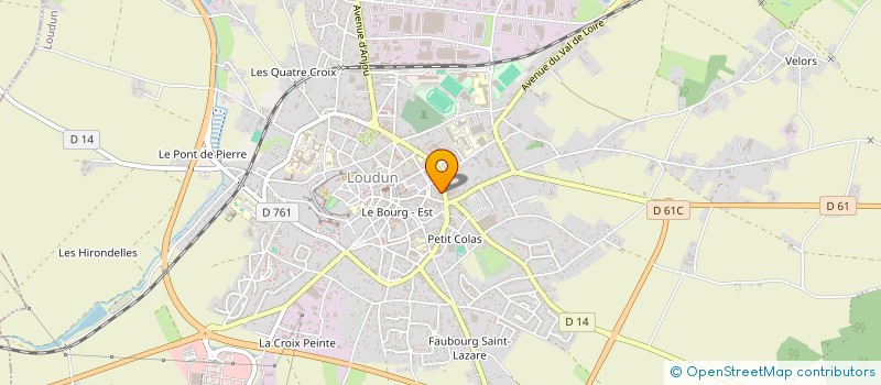 localisation de l'entreprise GARAGE MORIN DE LOUDUN à LOUDUN