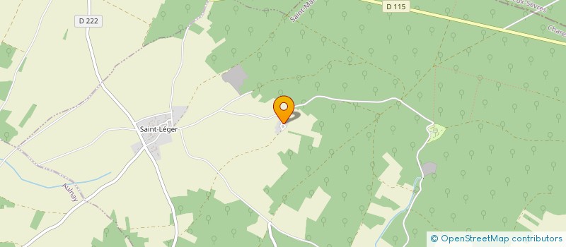 localisation de l'entreprise GARAGE MORTIER  SAINT-MANDE-SUR-BREDOIRE