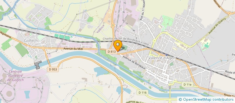 localisation de l'entreprise GARAGE MOSCONI ET FILS à VALENCE