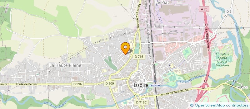 localisation de l'entreprise GARAGE MOUS 24 24  ISSOIRE