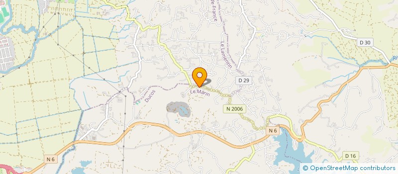 localisation de l'entreprise GARAGE MULTI MARQUES CAZ  LE LAMENTIN