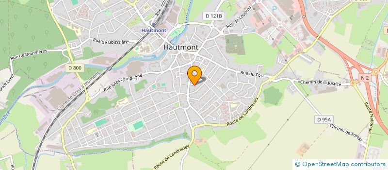 localisation de l'entreprise GARAGE MULTI SERVICE à HAUTMONT