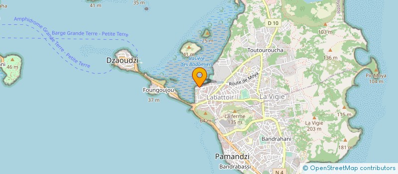 localisation de l'entreprise GARAGE MULTI-TECH SARL à DZAOUDZI