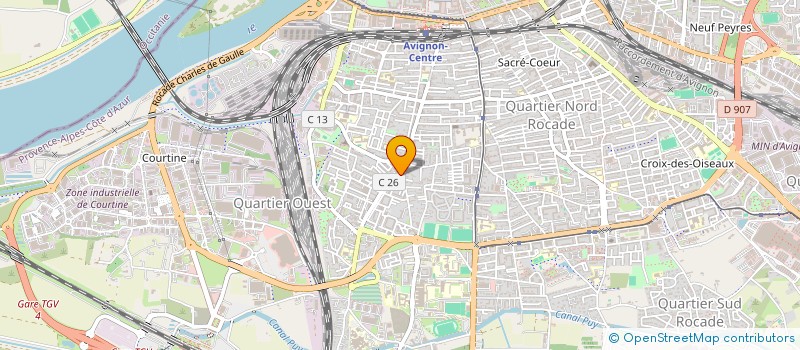 localisation de l'entreprise GARAGE MUST 84  AVIGNON