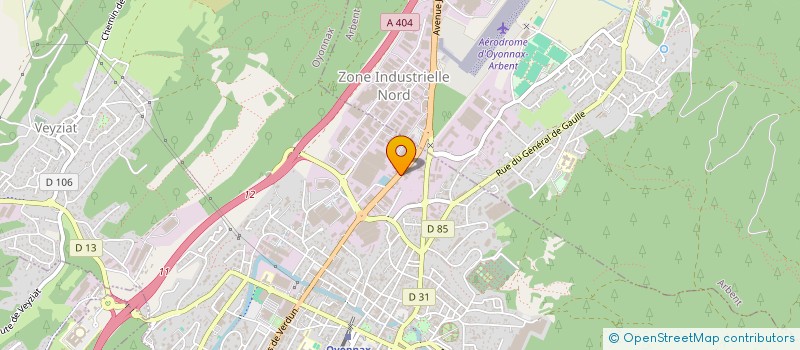 localisation de l'entreprise GARAGE NASSIM à OYONNAX
