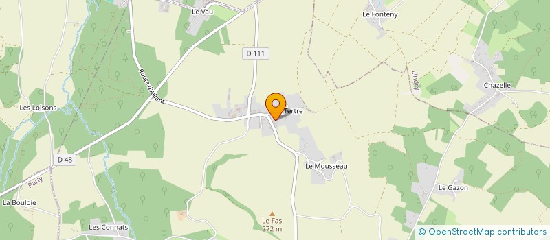 localisation de l'entreprise GARAGE NECTOUX  EGLENY