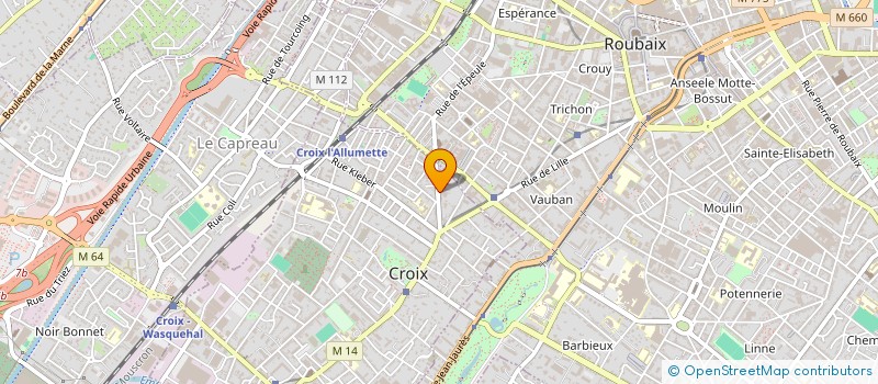 localisation de l'entreprise GARAGE NICOLAS LAUDADIO  CROIX