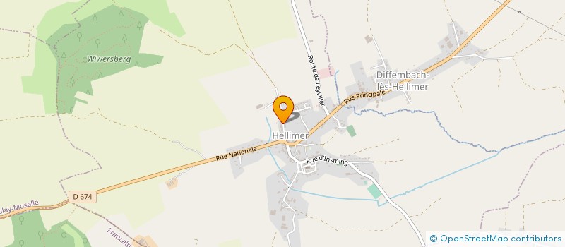 localisation de l'entreprise GARAGE NISI à HELLIMER